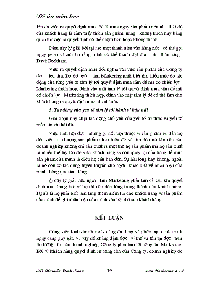 image for page Ảnh hưởng của yếu tố tâm lý tới quá trình ra quyết định mua của khách hàng