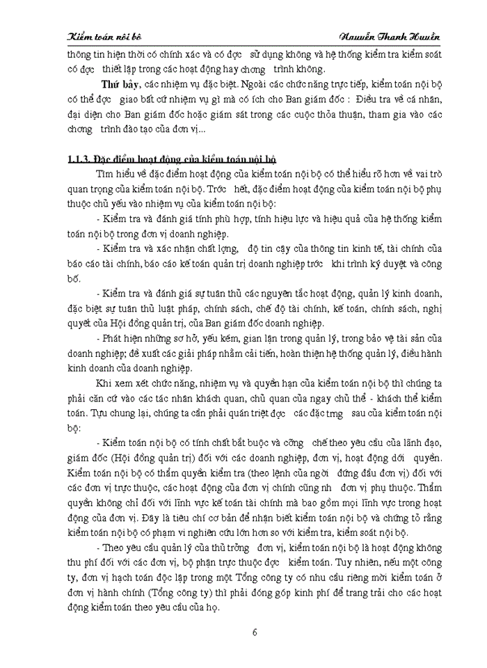 Vai trò của kiểm toán nội bộ và một số giải pháp nhằm nâng cao vai trò của kiểm toán nội bộ ở Việt Nam