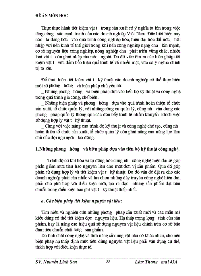 image for page Tiết kiệm vật tư – biện pháp quan trọng nâng cao khả năng cạnh tranh sản phẩm ở các doanh nghiệp trong điều kiện hội nhập