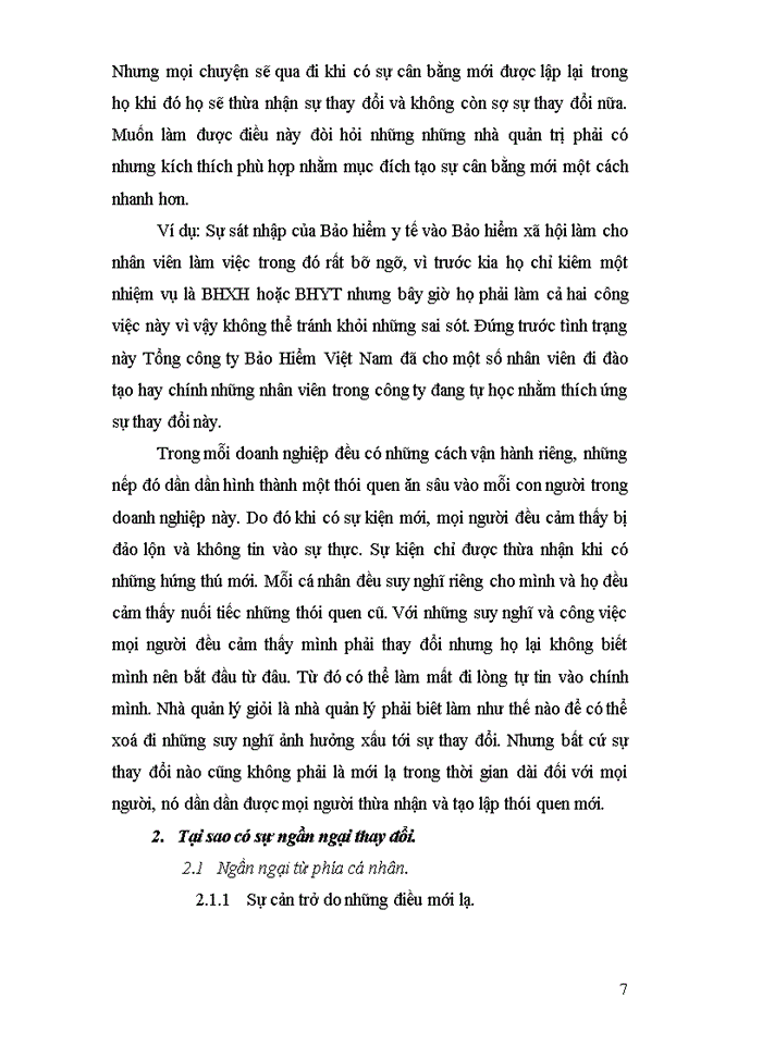 image for page Ảnh hưởng của sự thay đổi ở từng cá nhân đến sự thay đổi trong quản lý và kinh doanh của doanh nghiệp