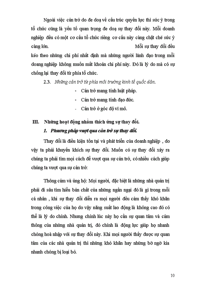 image for page Ảnh hưởng của sự thay đổi ở từng cá nhân đến sự thay đổi trong quản lý và kinh doanh của doanh nghiệp