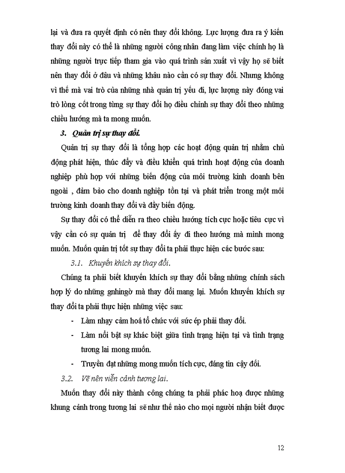 image for page Ảnh hưởng của sự thay đổi ở từng cá nhân đến sự thay đổi trong quản lý và kinh doanh của doanh nghiệp