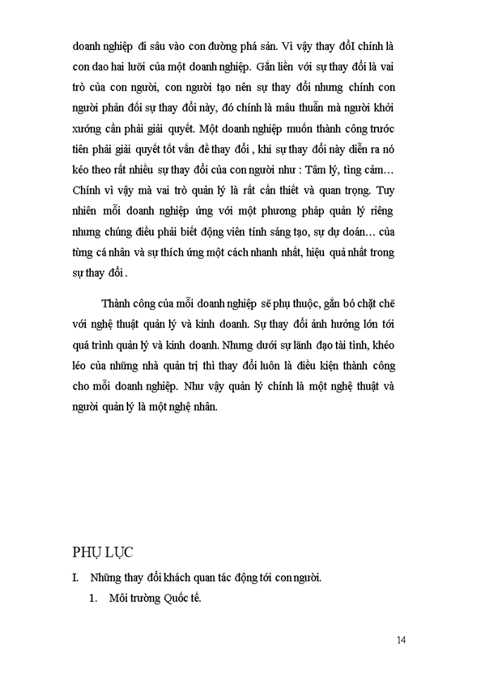 image for page Ảnh hưởng của sự thay đổi ở từng cá nhân đến sự thay đổi trong quản lý và kinh doanh của doanh nghiệp