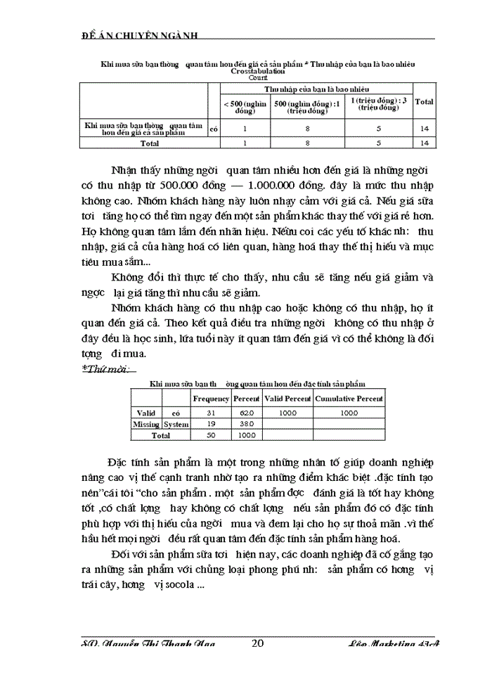 image for page Nghiên cứu nhu cầu và hành vi tiêu dùng sữa tươi trên thị trường thành phố Hà Nội