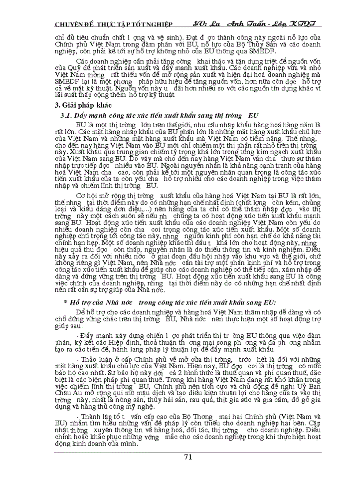 image for page Tự do hoá trong eu và khả năng thâm nhập thị trường eu của hàng hoá việt nam