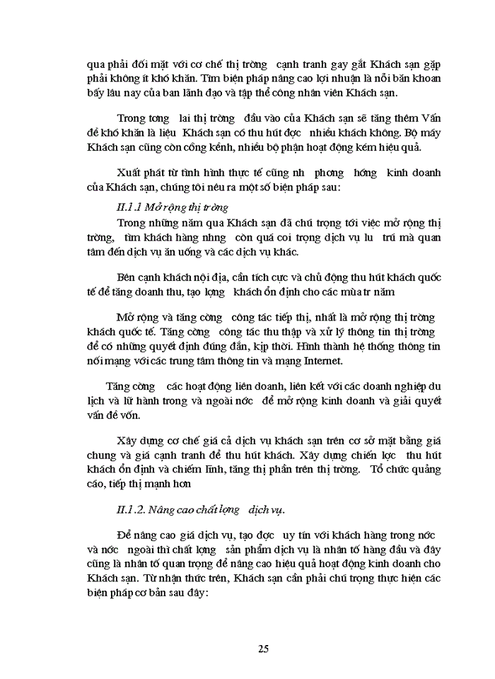 image for page Một số giải pháp nhằm nâng cao lợi nhuận của Khách sạn Phương Nam