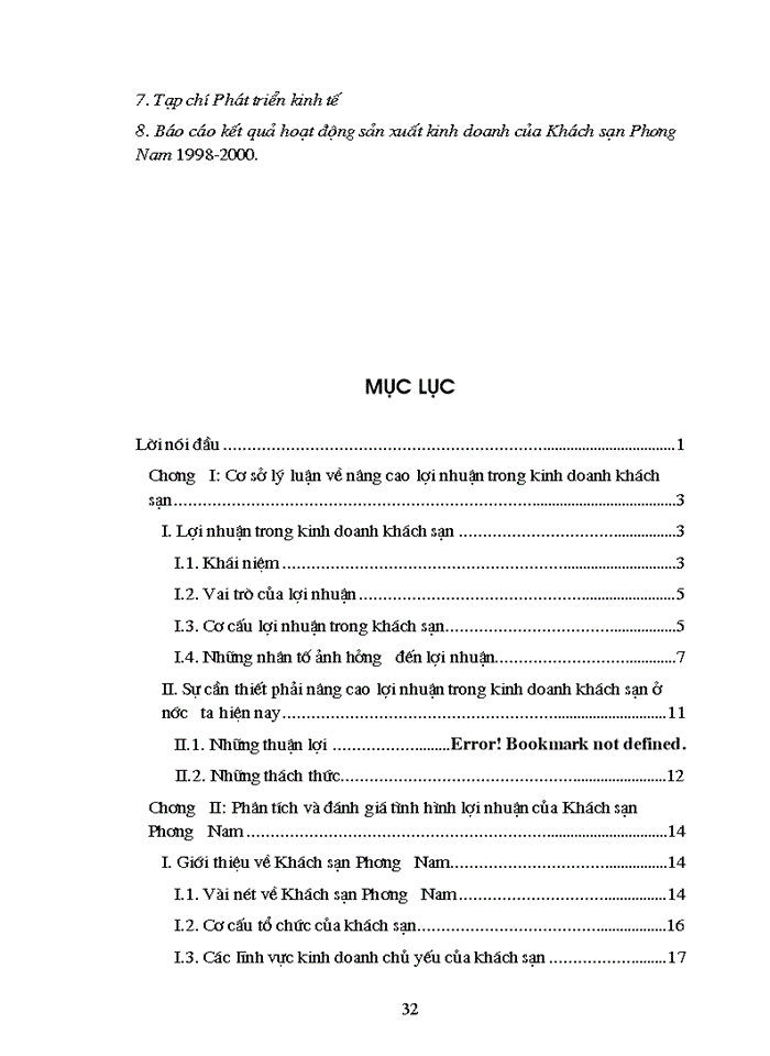 image for page Một số giải pháp nhằm nâng cao lợi nhuận của Khách sạn Phương Nam