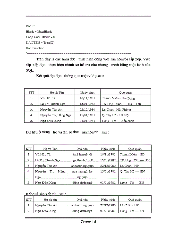 image for page Thiết kế và xây dựng phần mềm sắp xếp tiếng việt theo trường họ tên hỗ trợ cho việc tuyển sinh Đại học – Cao đẳng