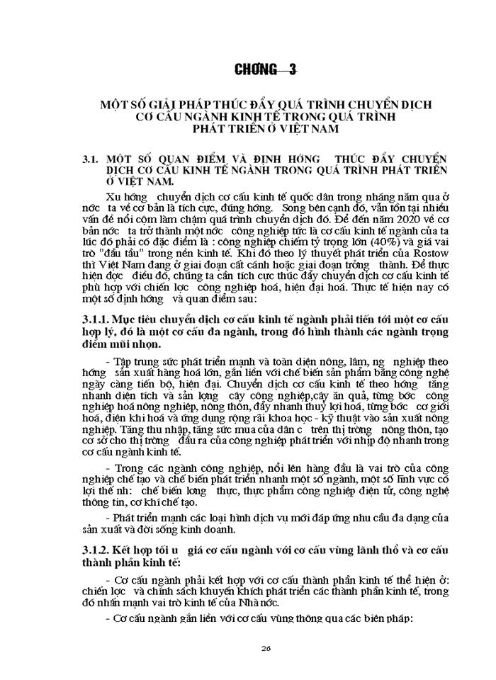 image for page Chuyển dịch cơ cấu kinh tế ngành trong quá trình phát triển ở Việt Nam