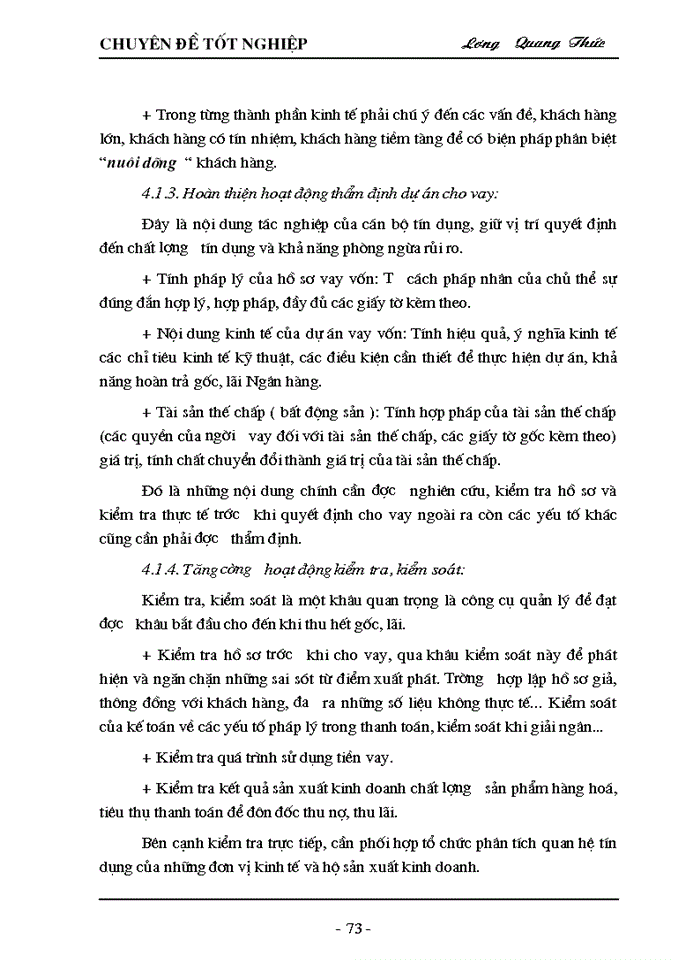 image for page Giải pháp nâng cao chất lượng tín dụng tại Ngân hàng nông nghiệp và phát triển nông thôn tỉnh Hưng Yên