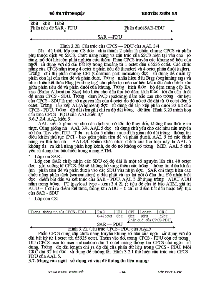 image for page Nghiên cứu hệ thống  ATM và ứng dụng ATM trong mạng cục bộ (ATM-LAN).