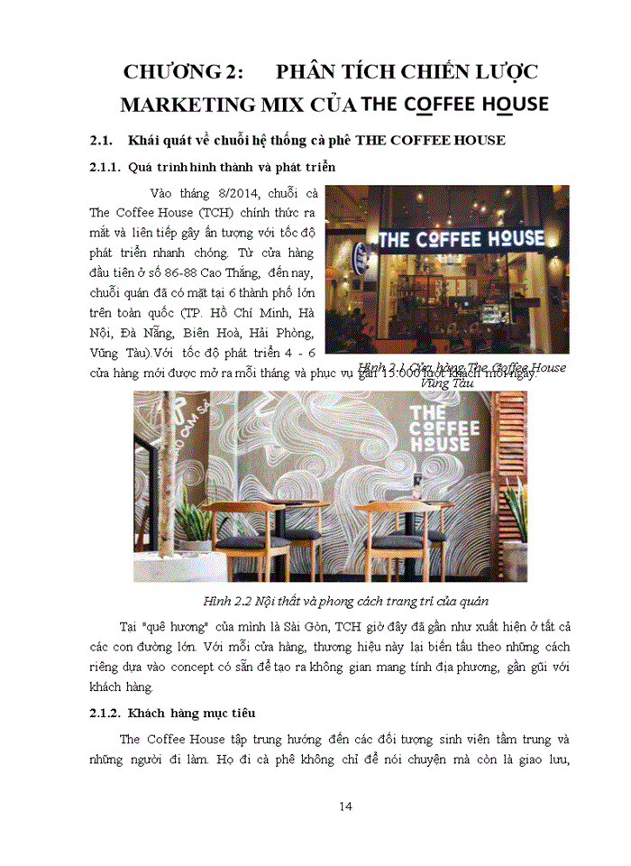 image for page Phân tích chiến lược marketing dịch vụ của Công ty CP TM DV trà cà phê Việt Nam