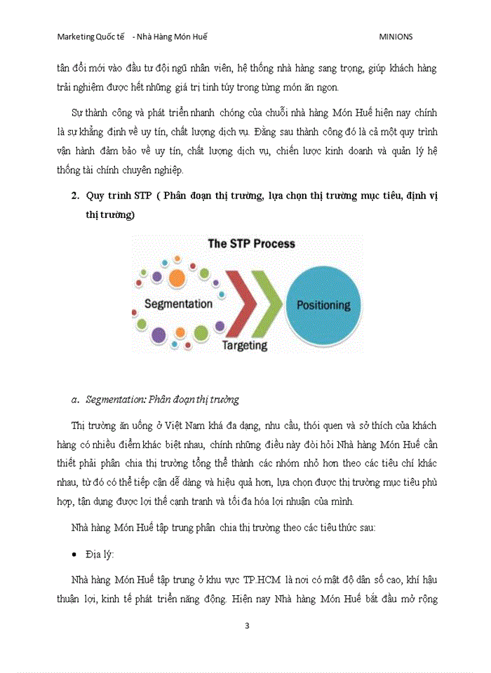 image for page Xây dựng chiến lược thâm nhập thị trường nước ngoài của chuỗi nhà hàng món huế