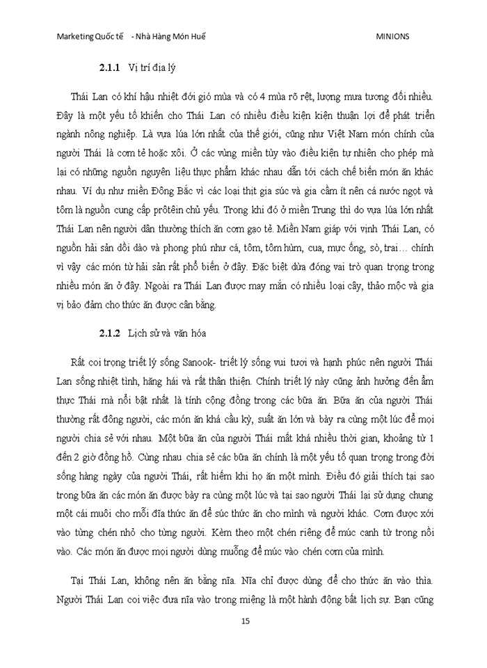 image for page Xây dựng chiến lược thâm nhập thị trường nước ngoài của chuỗi nhà hàng món huế