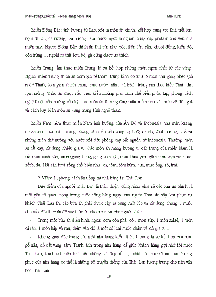 image for page Xây dựng chiến lược thâm nhập thị trường nước ngoài của chuỗi nhà hàng món huế