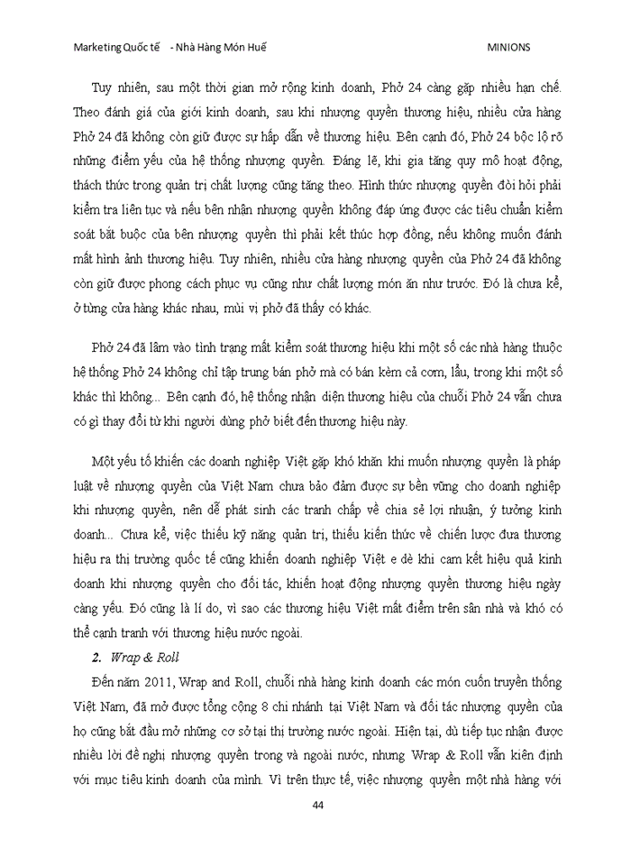 image for page Xây dựng chiến lược thâm nhập thị trường nước ngoài của chuỗi nhà hàng món huế