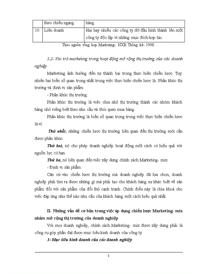 image for page Chiến lược Marketing - mix với việc mở rộng thị trường của Công ty Kính Đáp  Cầu - Bắc Ninh