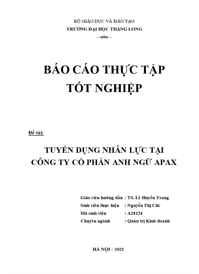 image for page Tuyển dụng nhân lực tại công ty cổ phần anh ngữ Apax