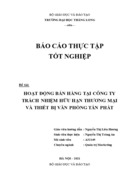 Hoạt động bán hàng tại Công ty Trách nhiệm hữu hạn Thương mại và Thiết bị văn phòng Tấn Phát