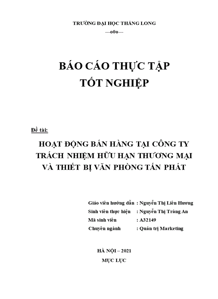 image for page Hoạt động bán hàng tại Công ty Trách nhiệm hữu hạn Thương mại và Thiết bị văn phòng Tấn Phát