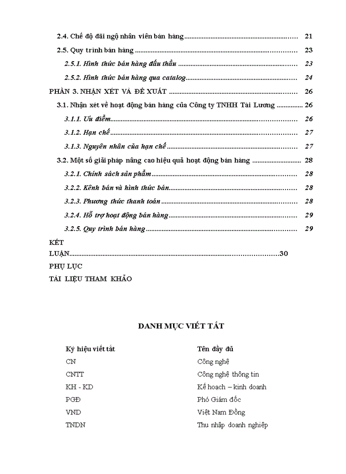 image for page Hoạt động bán hàng tại Công ty Trách nhiệm hữu hạn Tài Lương