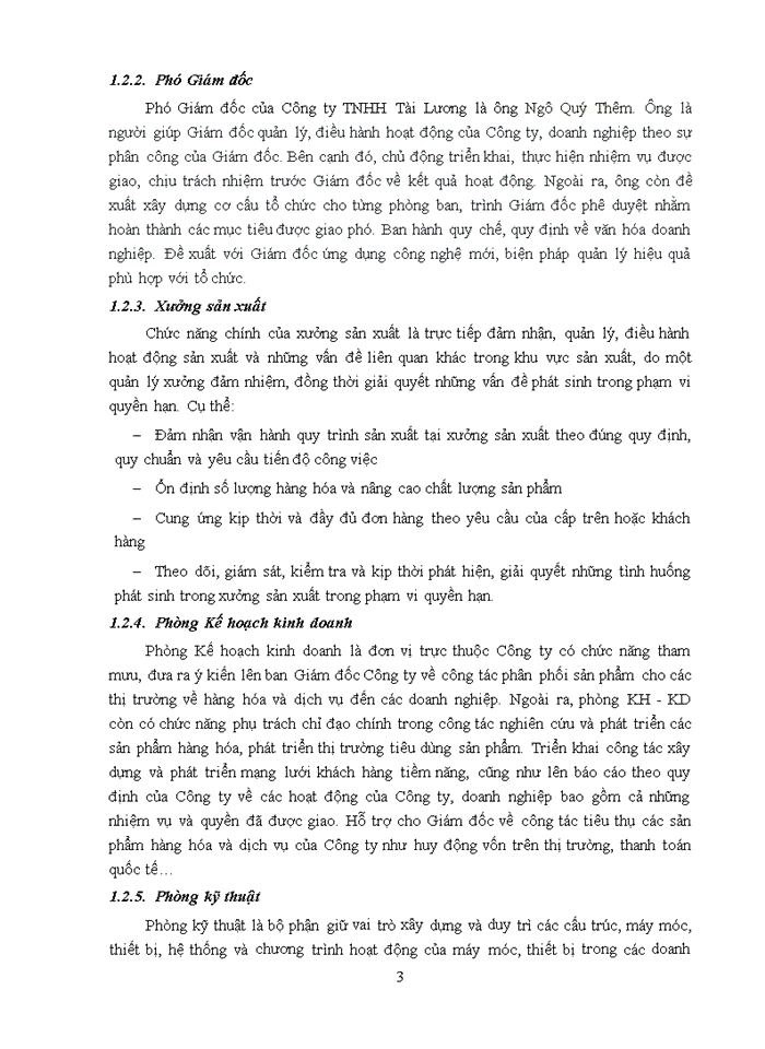 image for page Hoạt động bán hàng tại Công ty Trách nhiệm hữu hạn Tài Lương