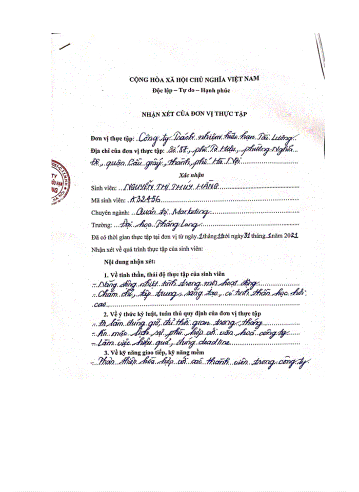 image for page Hoạt động bán hàng tại Công ty Trách nhiệm hữu hạn Tài Lương