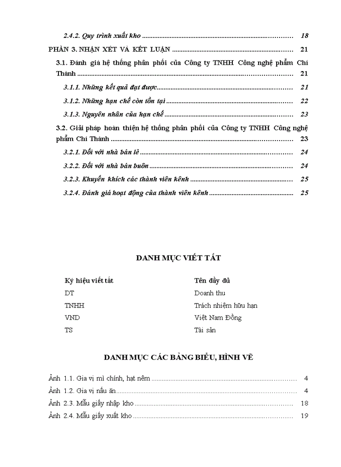image for page Hệ thống phân phối tại Công ty Trách nhiệm hữu hạn Công nghệ phẩm Chí Thành