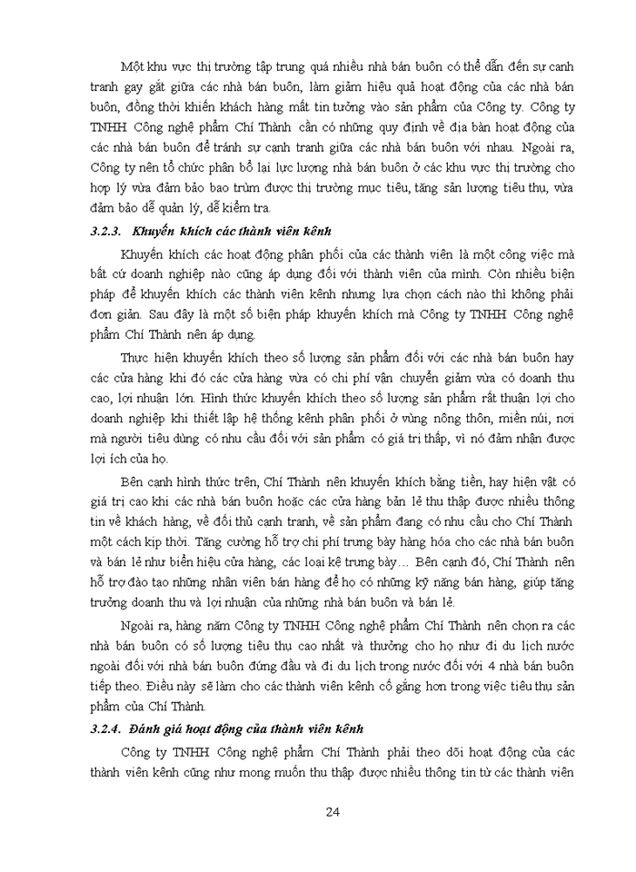 image for page Hệ thống phân phối tại Công ty Trách nhiệm hữu hạn Công nghệ phẩm Chí Thành