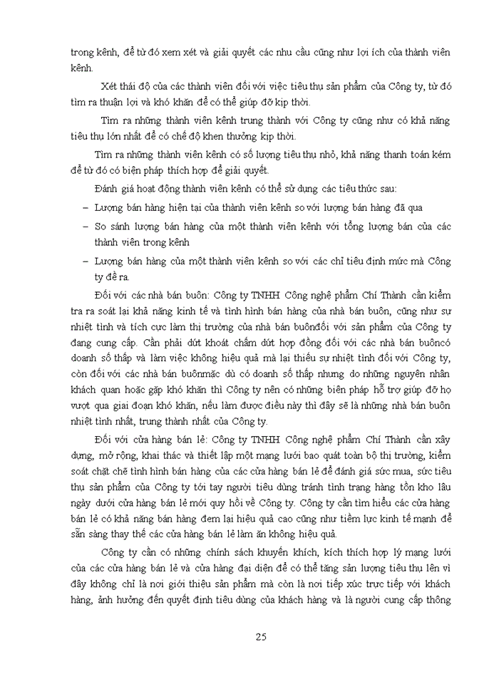 image for page Hệ thống phân phối tại Công ty Trách nhiệm hữu hạn Công nghệ phẩm Chí Thành