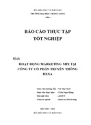 Hoạt động Marketing Mix tại Công ty Cổ phần Truyền thông Hexa