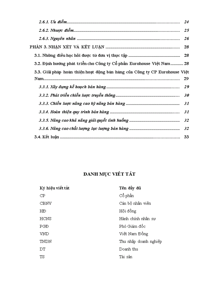 image for page Hoạt động bán hàng tại Công ty Cổ phần Eurohouse Việt Nam - Năm 2021