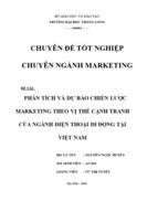 Phân tích và dự báo chiến lược marketing theo vị thế cạnh tranh của ngành điện thoại di động tại việt nam