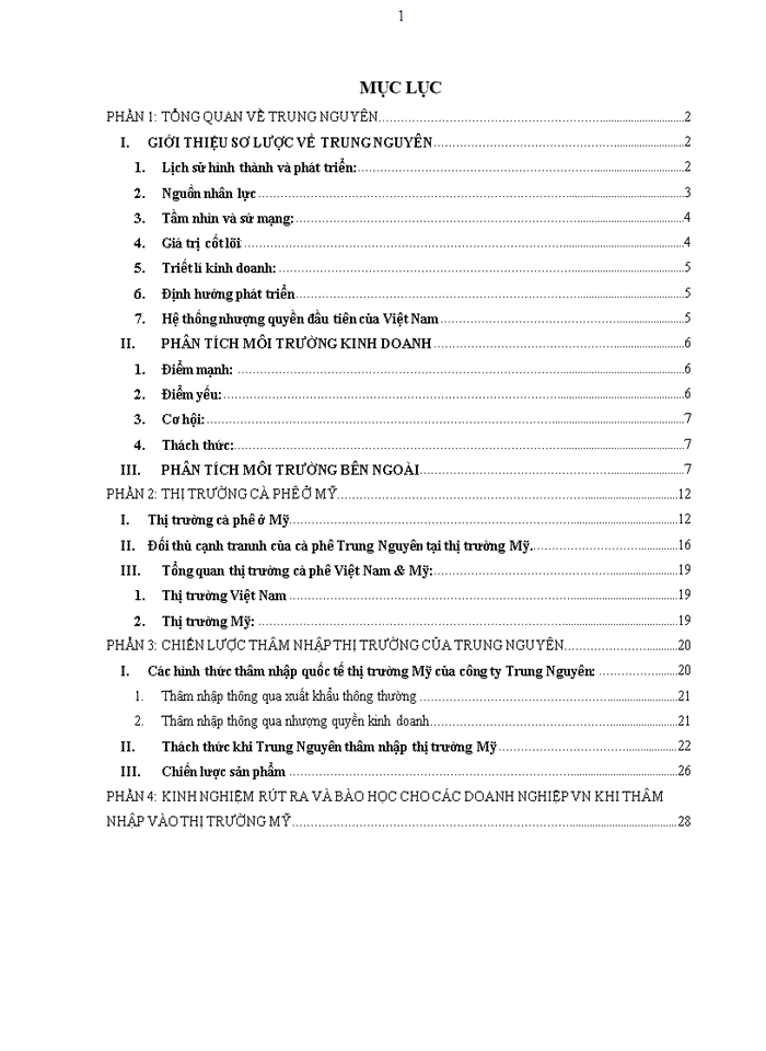 image for page Chiến lược thâm nhập thị trường của Trung Nguyên