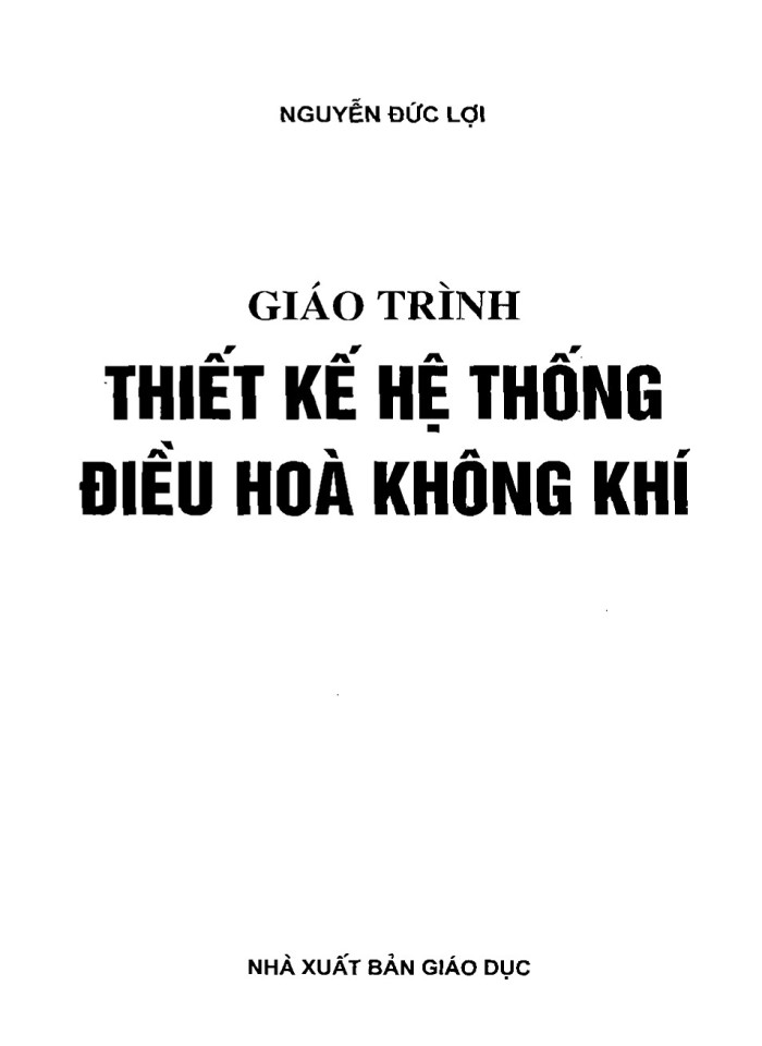 image for page Giáo trình thiết kế hệ thống điều hòa không khí