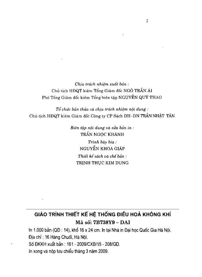 image for page Giáo trình thiết kế hệ thống điều hòa không khí
