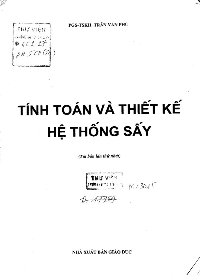 image for page Tính toán và thiết kế hệ thống sấy