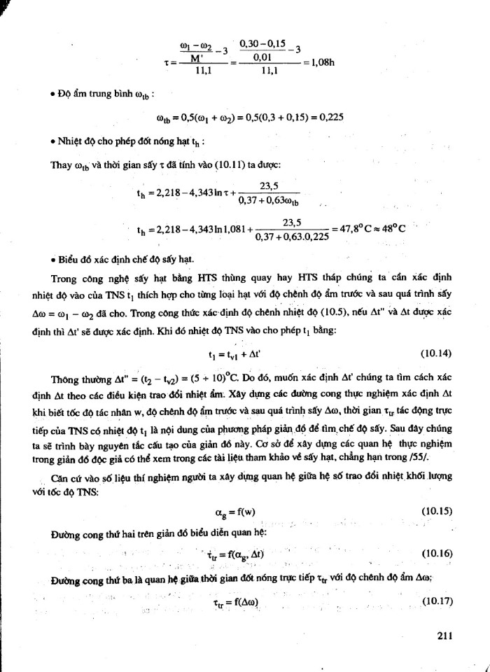 image for page Tính toán và thiết kế hệ thống sấy