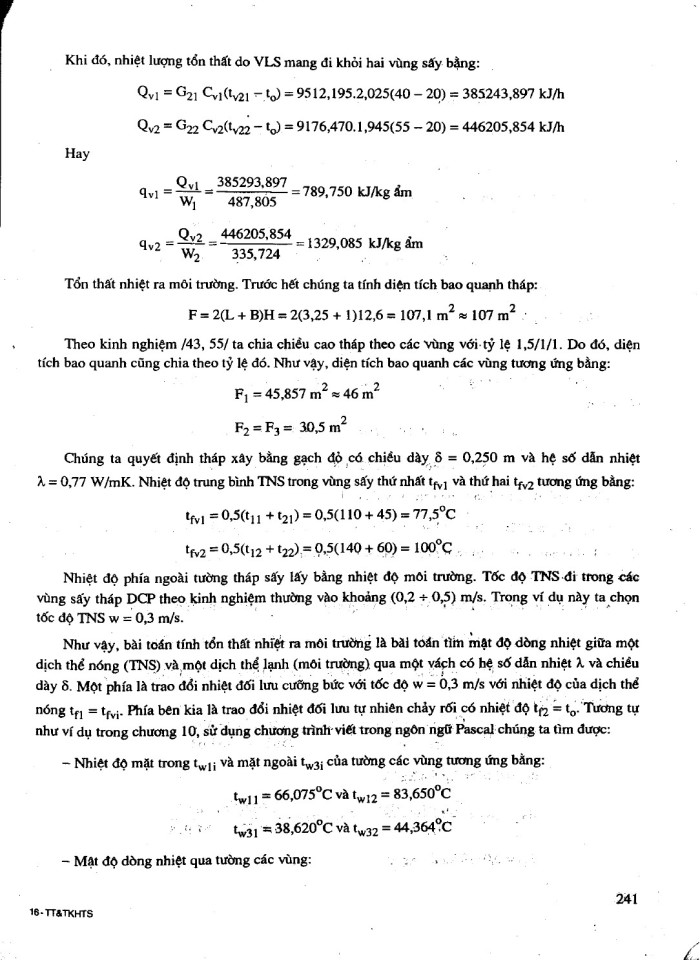 image for page Tính toán và thiết kế hệ thống sấy