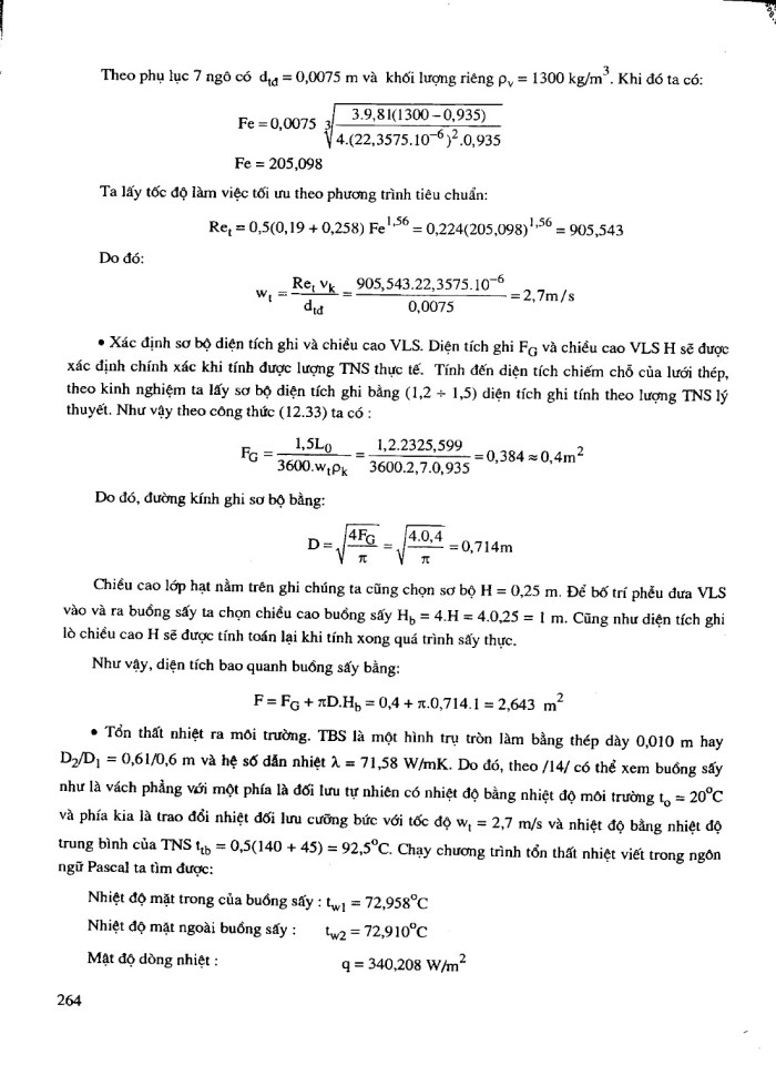 image for page Tính toán và thiết kế hệ thống sấy