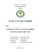 Đánh giá công ty trách nhiệm hữu hạn NHG việt nam