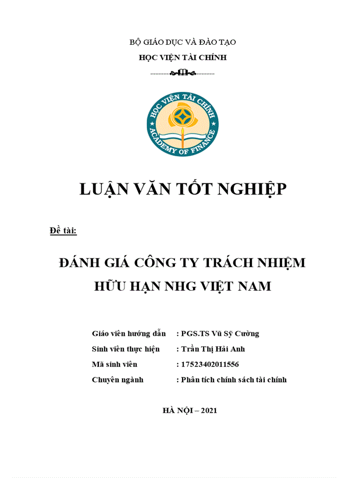 image for page Đánh giá công ty trách nhiệm hữu hạn NHG việt nam