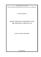 Đạo đức nho giáo và ảnh hưởng của nó đối với đạo đức xã hội việt nam