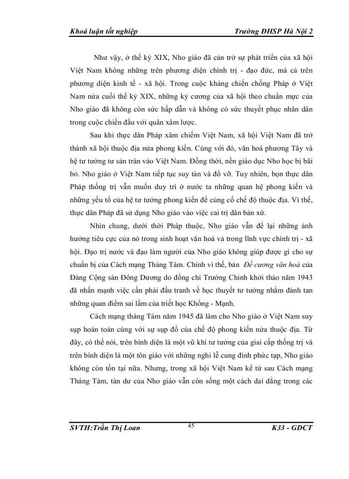 image for page Sự ảnh hưởng của tư tưởng đạo đức trong triết học nho giáo tới đời sống tinh thần của con người việt nam trong thời kì phong kiến