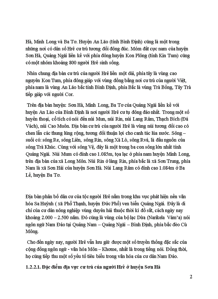 image for page Một số đặc trưng cơ bản của bản sắc văn hóa dân tộc hrê