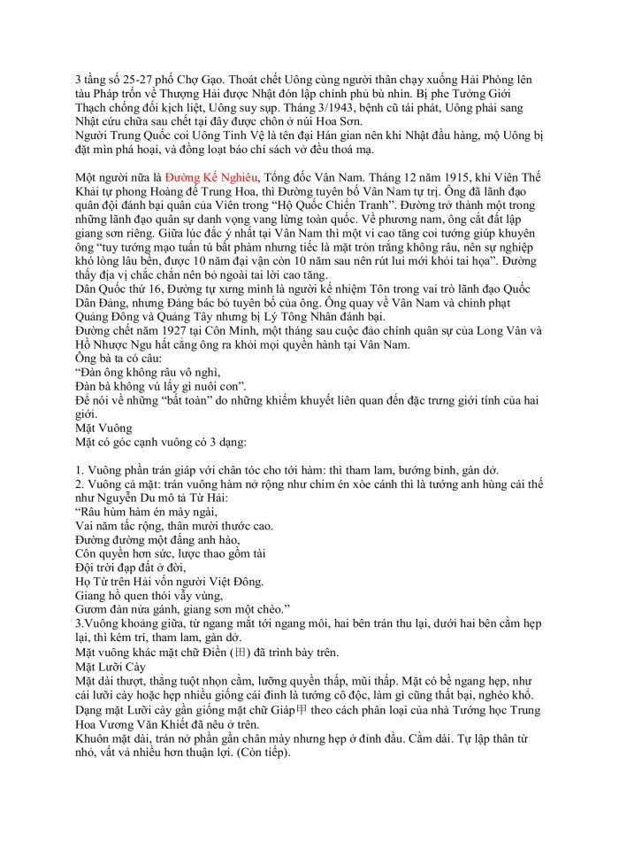 image for page Đời ngƣời Đàn Ông Qua Tƣớng Học Và Quan Niệm Dân Gian