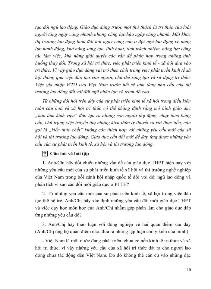 image for page Một số vấn đề về đổi mới phương pháp dạy học