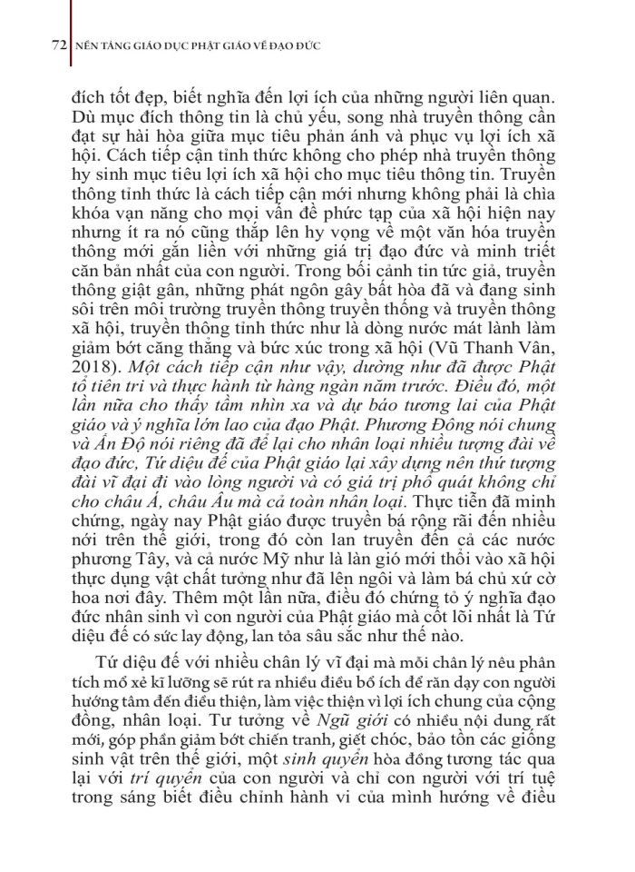 image for page Nền tảng giáo dục phật giáo về đạo đức