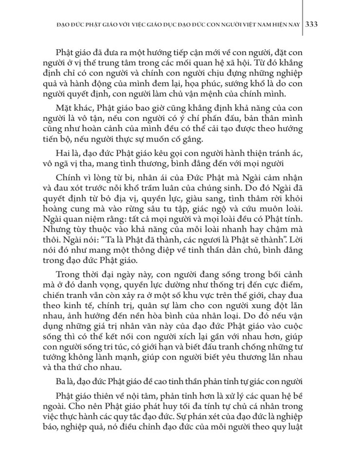 image for page Nền tảng giáo dục phật giáo về đạo đức