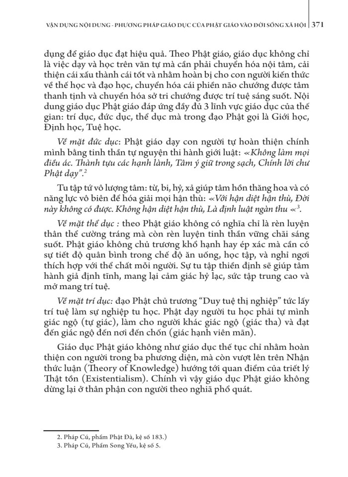 image for page Nền tảng giáo dục phật giáo về đạo đức